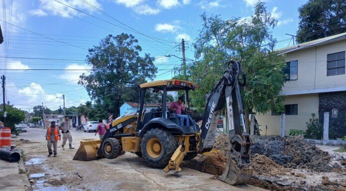 COMAPA Sur avanza en la reposición de infraestructura sanitaria en Ciudad Madero