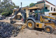 Rehabilita COMAPA SUR línea general de drenaje en la colonia Primero de Mayo