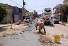 COMAPA Sur avanza con la rehabilitación de vialidades tras trabajos en redes hidrosanitarias