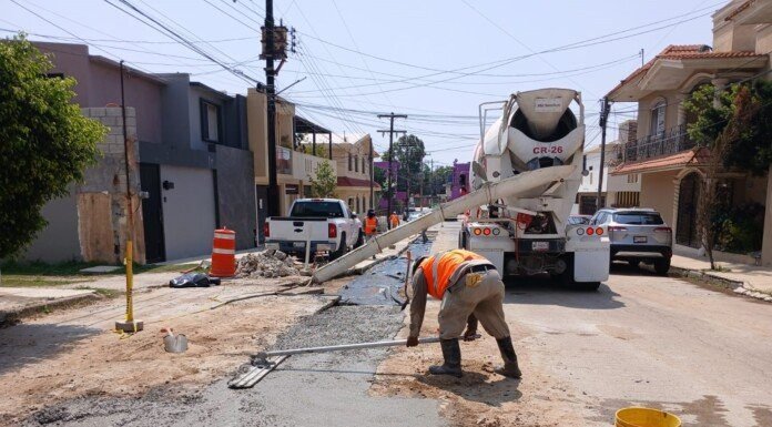 COMAPA Sur avanza con la rehabilitación de vialidades tras trabajos en redes hidrosanitarias