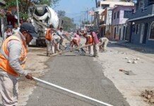 Mantiene COMAPA Sur avance sostenido en reposición de pavimentos