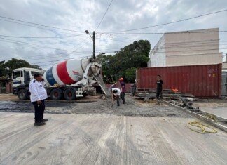 Avanzan obras de rehabilitación de socavones en la zona conurbada