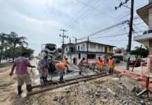 COMAPA SUR avanza en la rehabilitación de vialidades intervenidas por obras hidrosanitarias