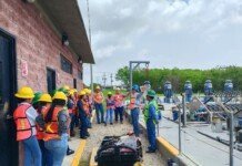 Estudiantes conocen proceso de saneamiento del agua en la PTAR Tierra Negra