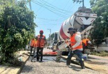 VAcheando, cuidamos tu camino: avanzan COMAPA SUR y Ayuntamiento de Tampico en la rehabilitación de vialidades