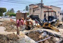 Comapa Sur avanza en la rehabilitación de la red sanitaria en Ciudad Madero