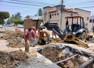 Comapa Sur avanza en la rehabilitación de la red sanitaria en Ciudad Madero