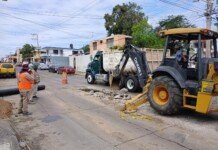 Atiende COMAPA Sur rehabilitación de línea general de drenaje en Ciudad Madero