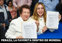 PERAZA, LA FAVORITA DENTRO DE MORENA
